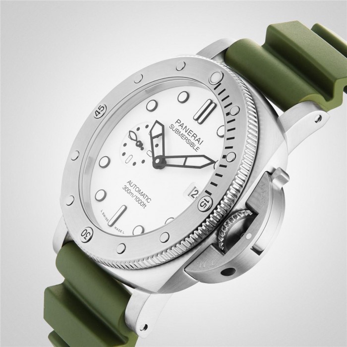 Panerai Watch For Men - Submersible QuarantaQuattro Bianco, 44 mm