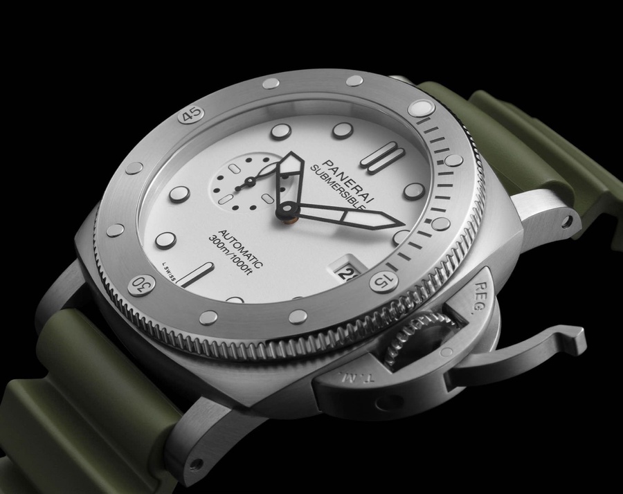 Panerai Watch For Men - Submersible QuarantaQuattro Bianco, 44 mm