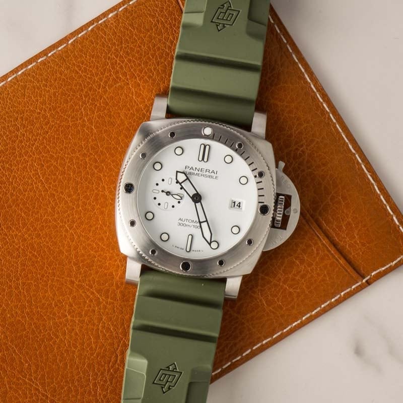 Panerai Watch For Men - Submersible QuarantaQuattro Bianco, 44 mm