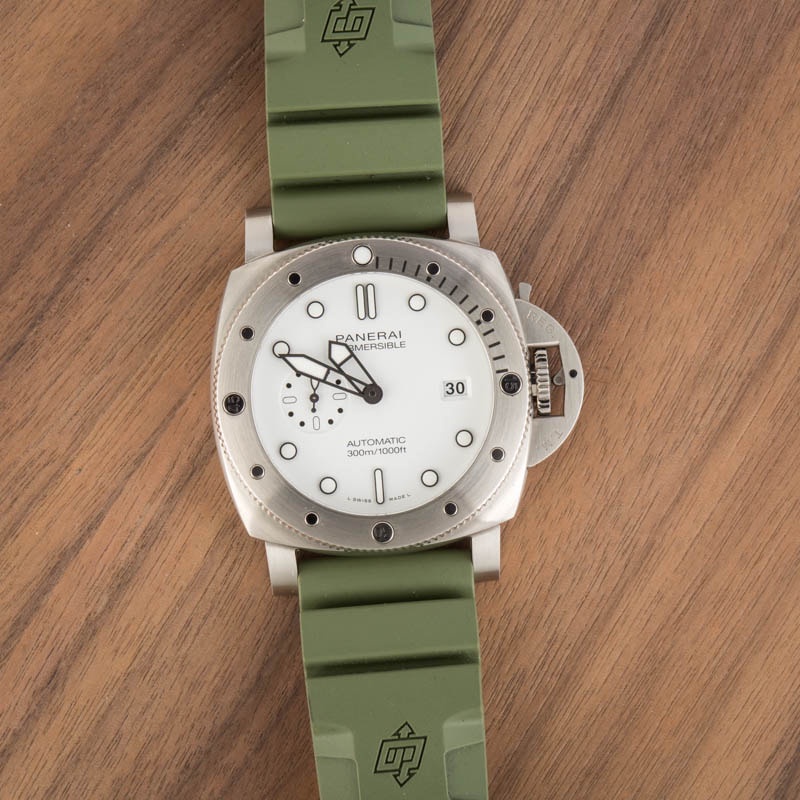 Panerai Watch For Men - Submersible QuarantaQuattro Bianco, 44 mm