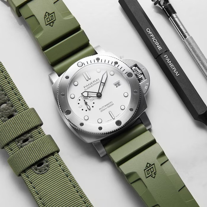 Panerai Watch For Men - Submersible QuarantaQuattro Bianco, 44 mm