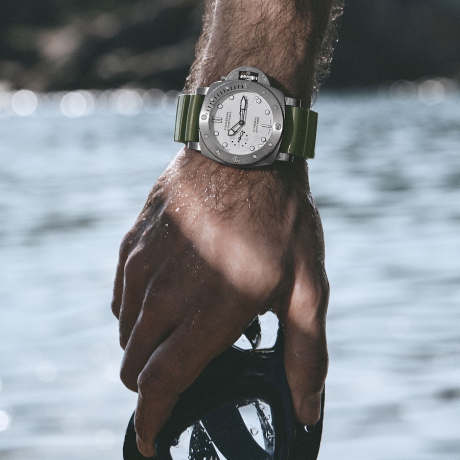 Panerai Watch For Men - Submersible QuarantaQuattro Bianco, 44 mm