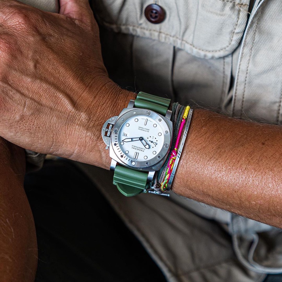 Panerai Watch For Men - Submersible QuarantaQuattro Bianco, 44 mm