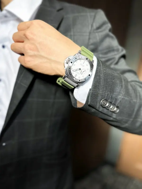 Panerai Watch For Men - Submersible QuarantaQuattro Bianco, 44 mm