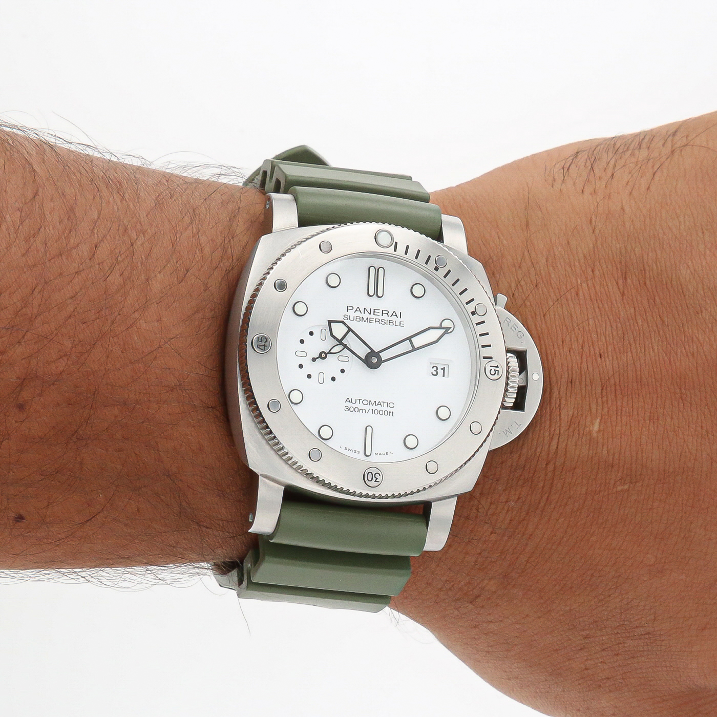 Panerai Watch For Men - Submersible QuarantaQuattro Bianco, 44 mm