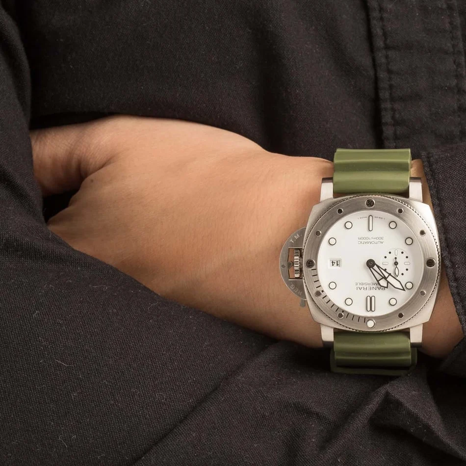 Panerai Watch For Men - Submersible QuarantaQuattro Bianco, 44 mm