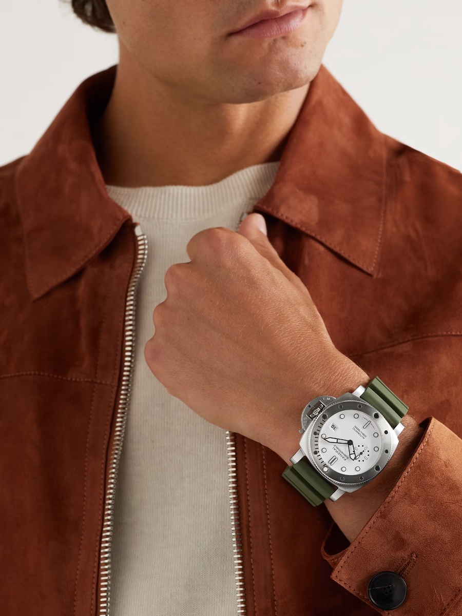 Panerai Watch For Men - Submersible QuarantaQuattro Bianco, 44 mm