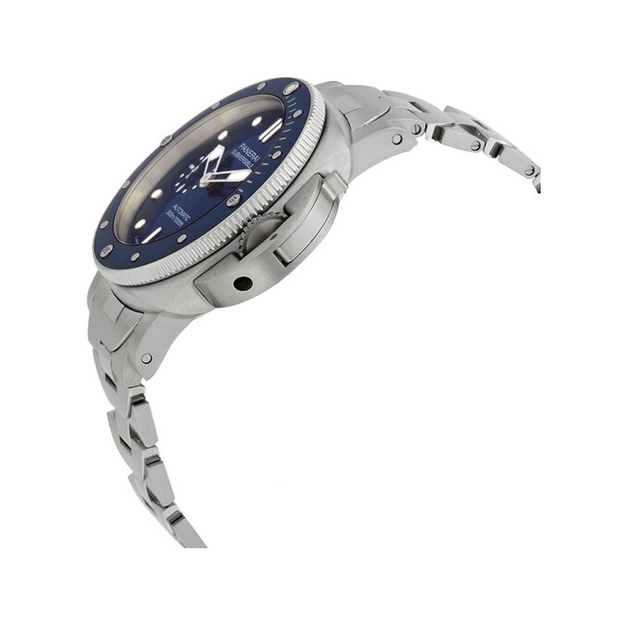 Panerai Watch For Men - Submersible, 42 mm, Steel-Ceramic, Blue Dial