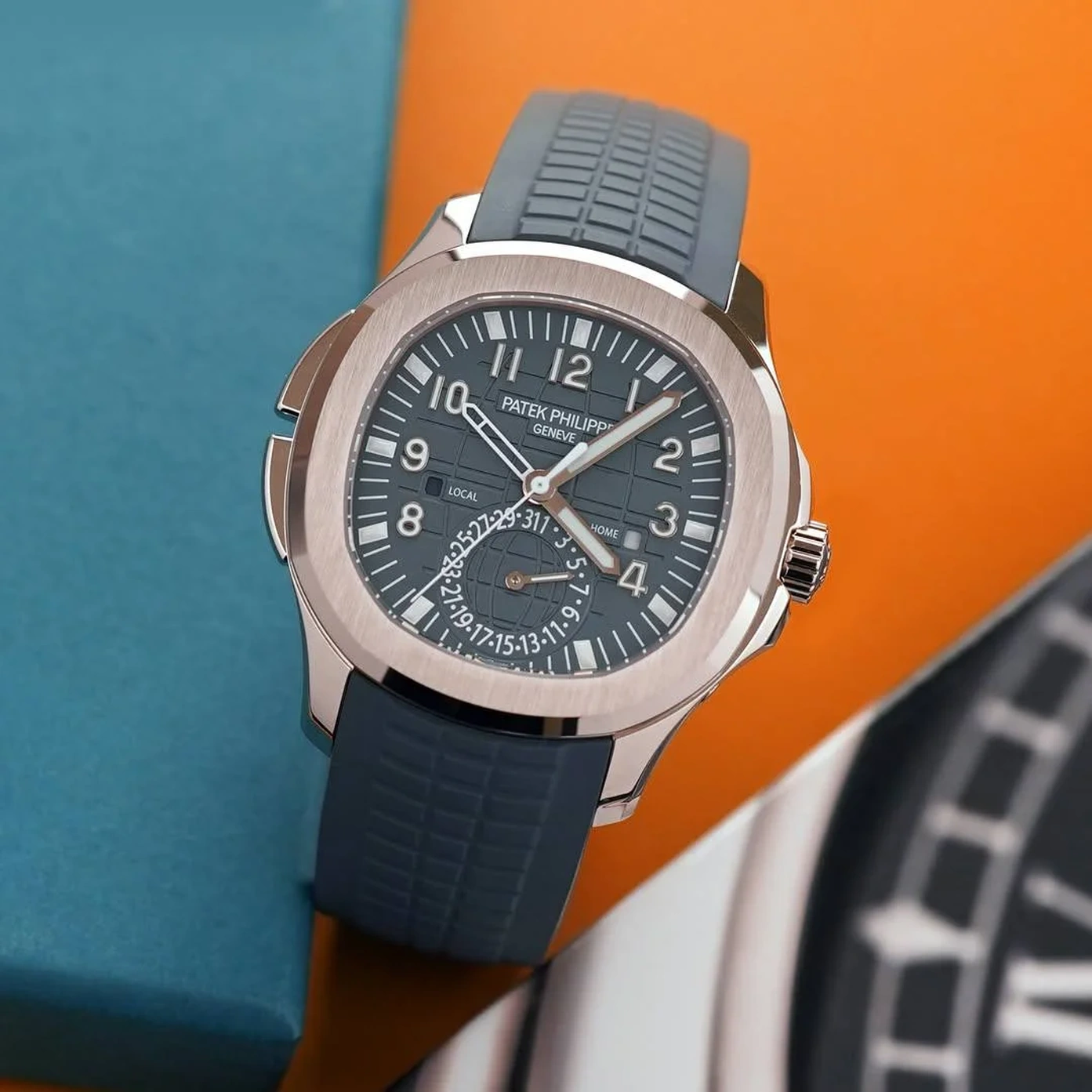  Patek Philippe Watch For Men - Aquanaut Travel Time (5164G-001)