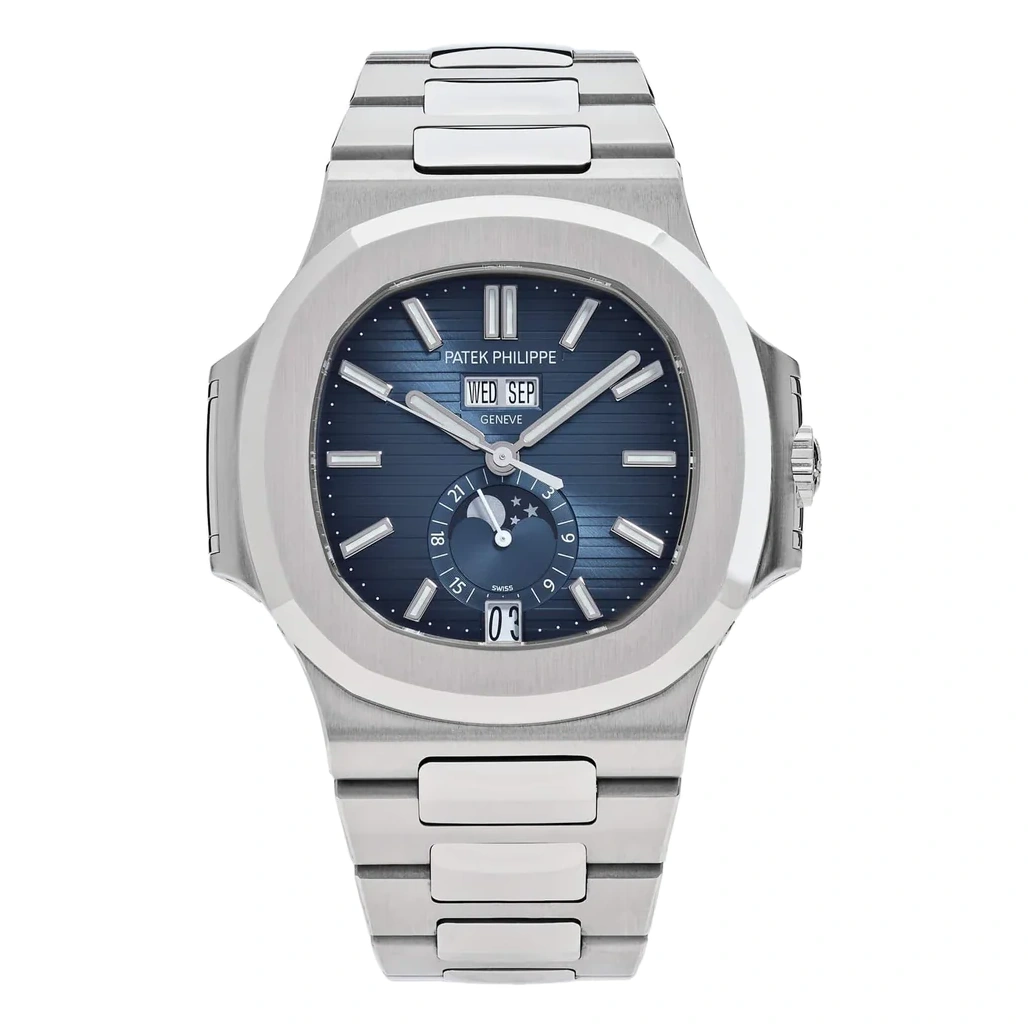 Patek Philippe Watch For Men - Nautilus Annual Calendar Moon Phase (5726-1A-014)
