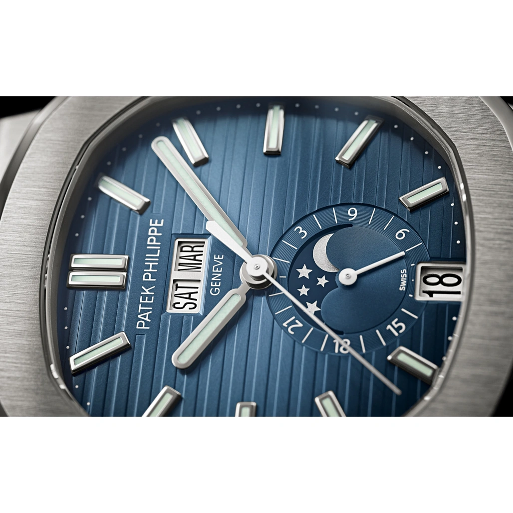 Patek Philippe Watch For Men - Nautilus Annual Calendar Moon Phase (5726-1A-014)