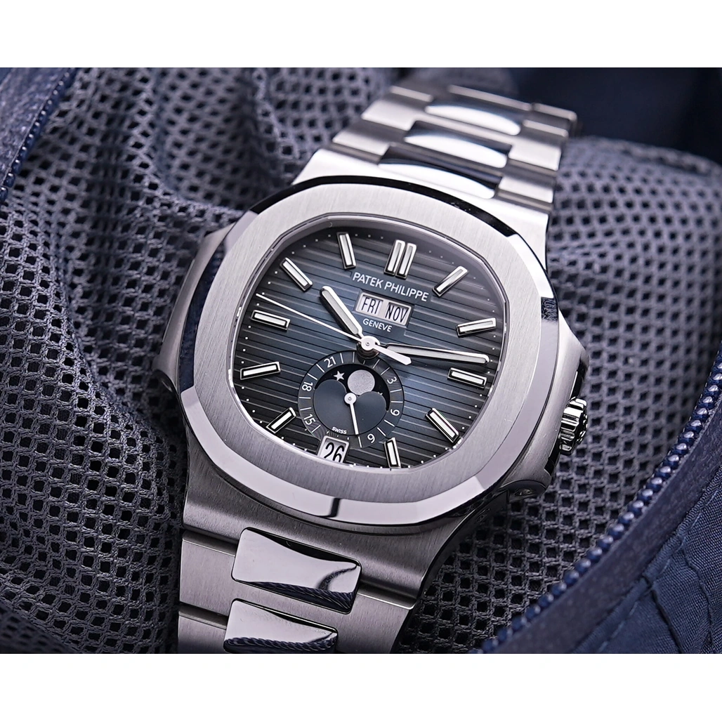 Patek Philippe Watch For Men - Nautilus Annual Calendar Moon Phase (5726-1A-014)