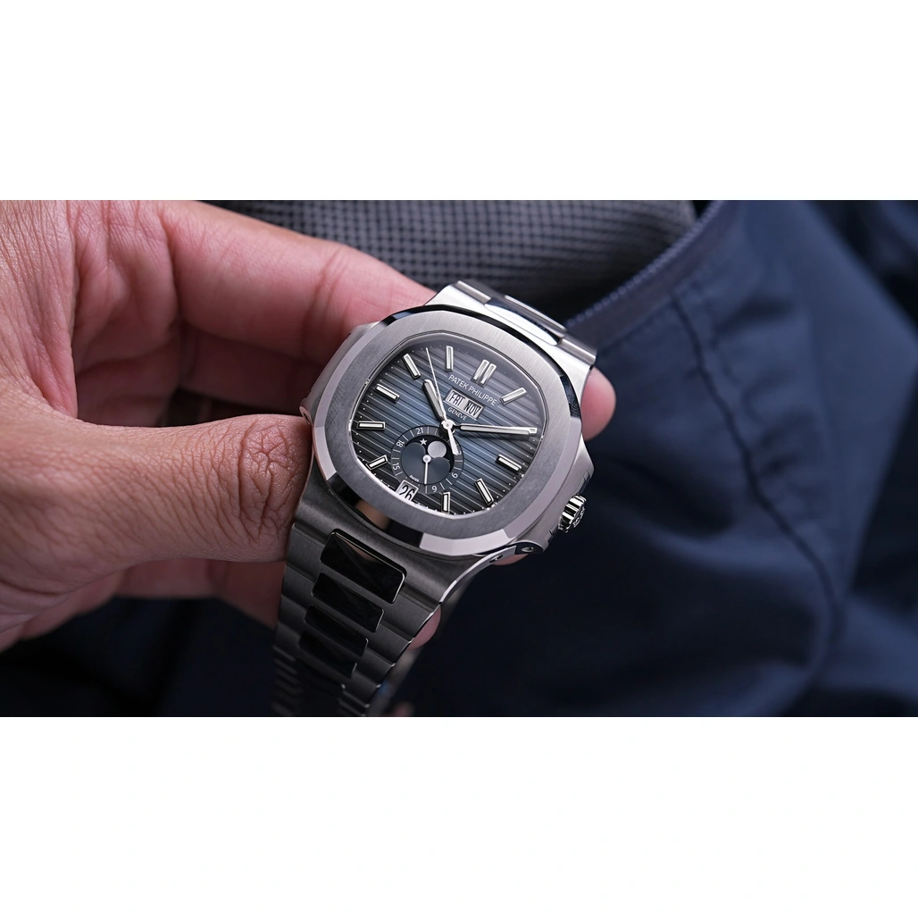 Patek Philippe Watch For Men - Nautilus Annual Calendar Moon Phase (5726-1A-014)