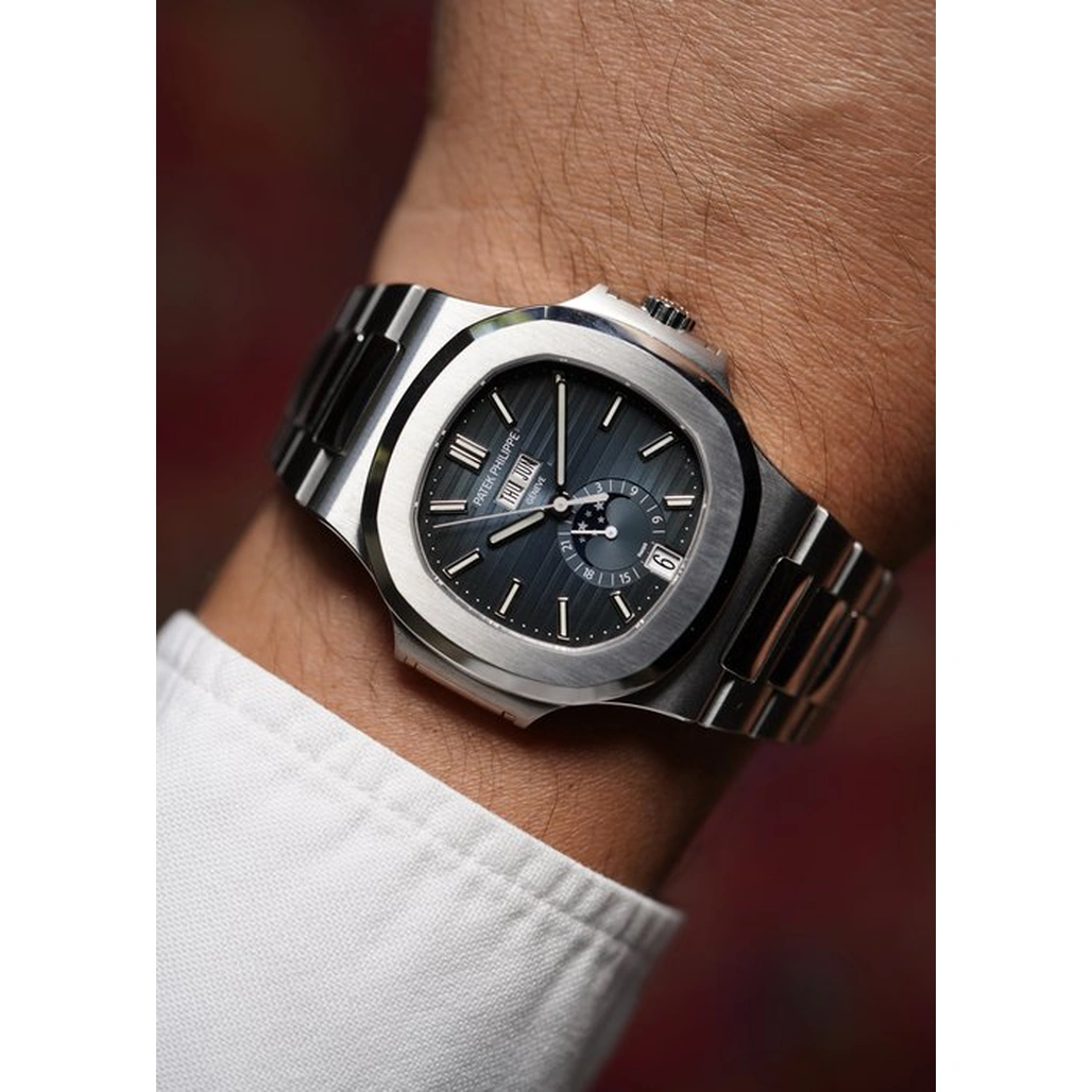 Patek Philippe Watch For Men - Nautilus Annual Calendar Moon Phase (5726-1A-014)