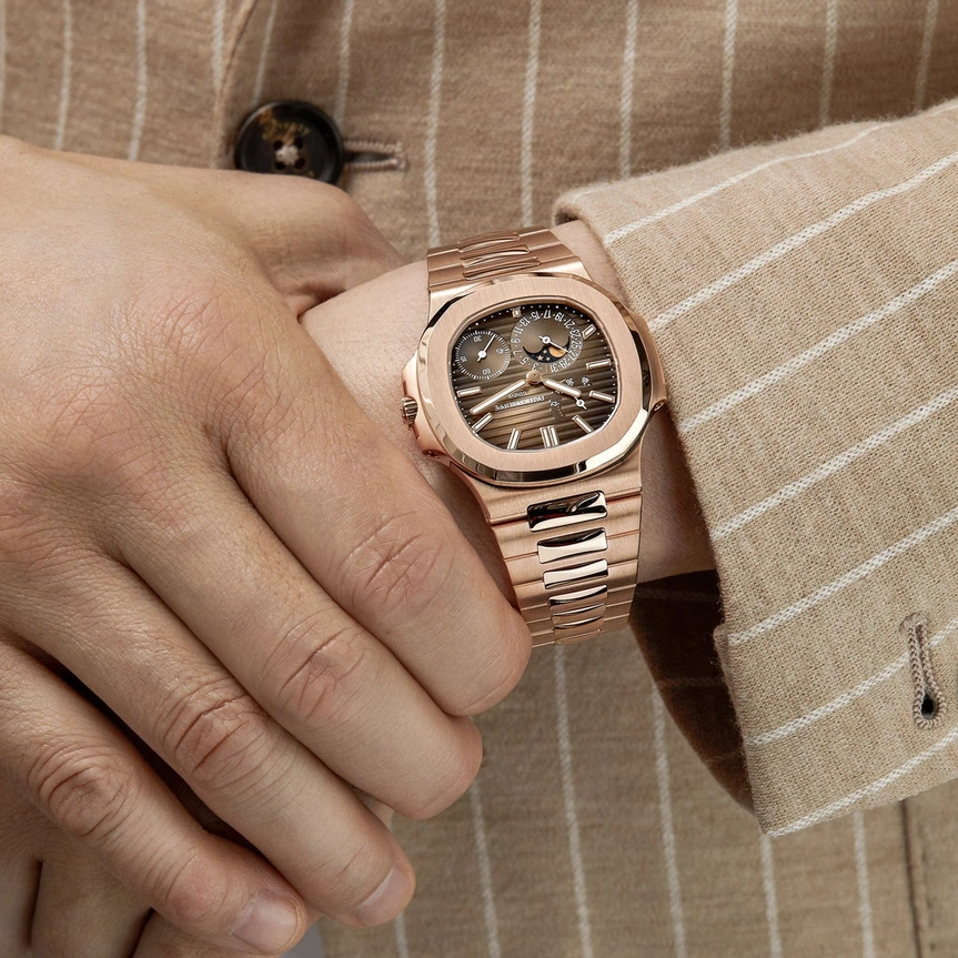 Patek Philippe Watch For Men - Nautilus Moon Phase (5712-1R-001)