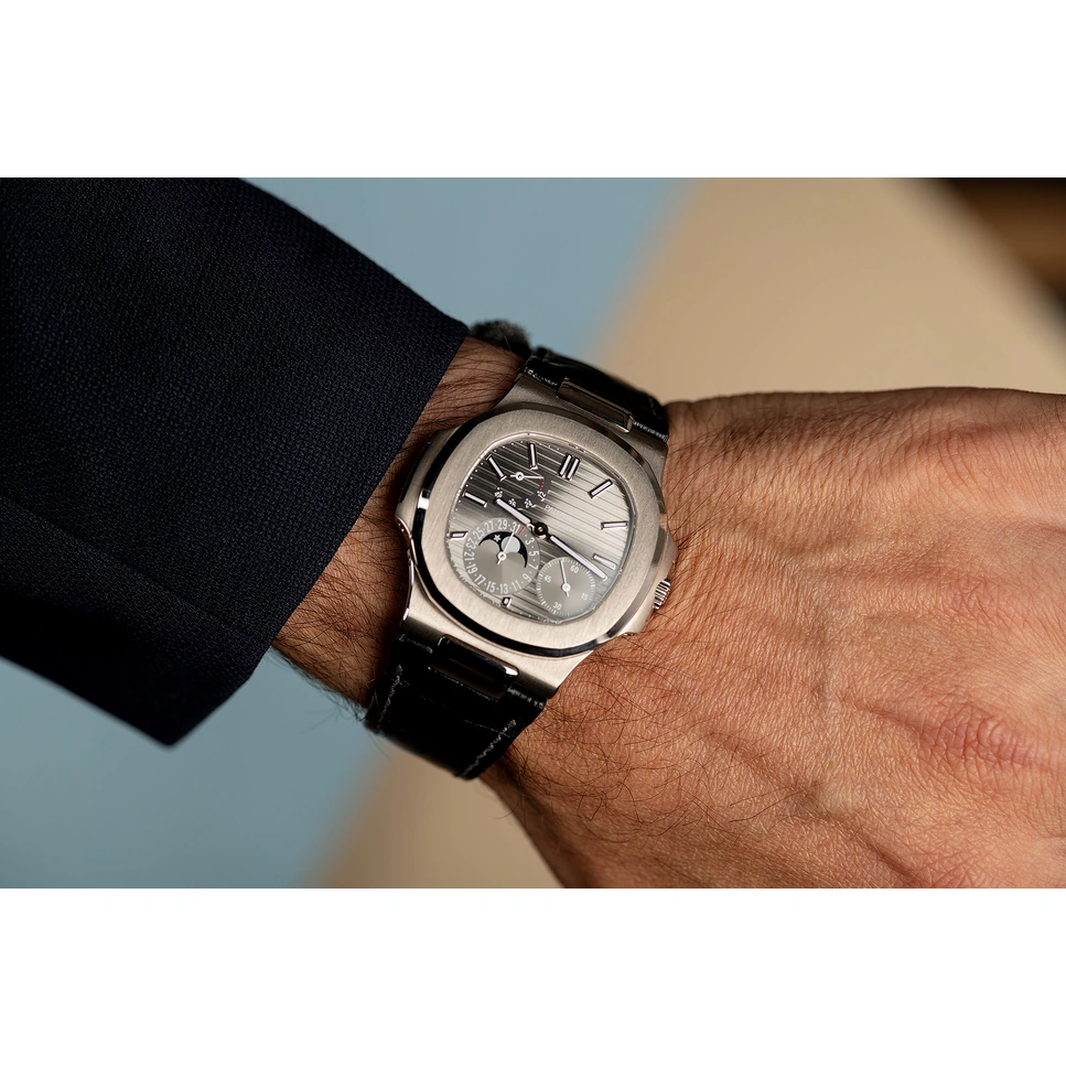 Patek Philippe Watch For Men - Nautilus Moon Phase (5712G-001)
