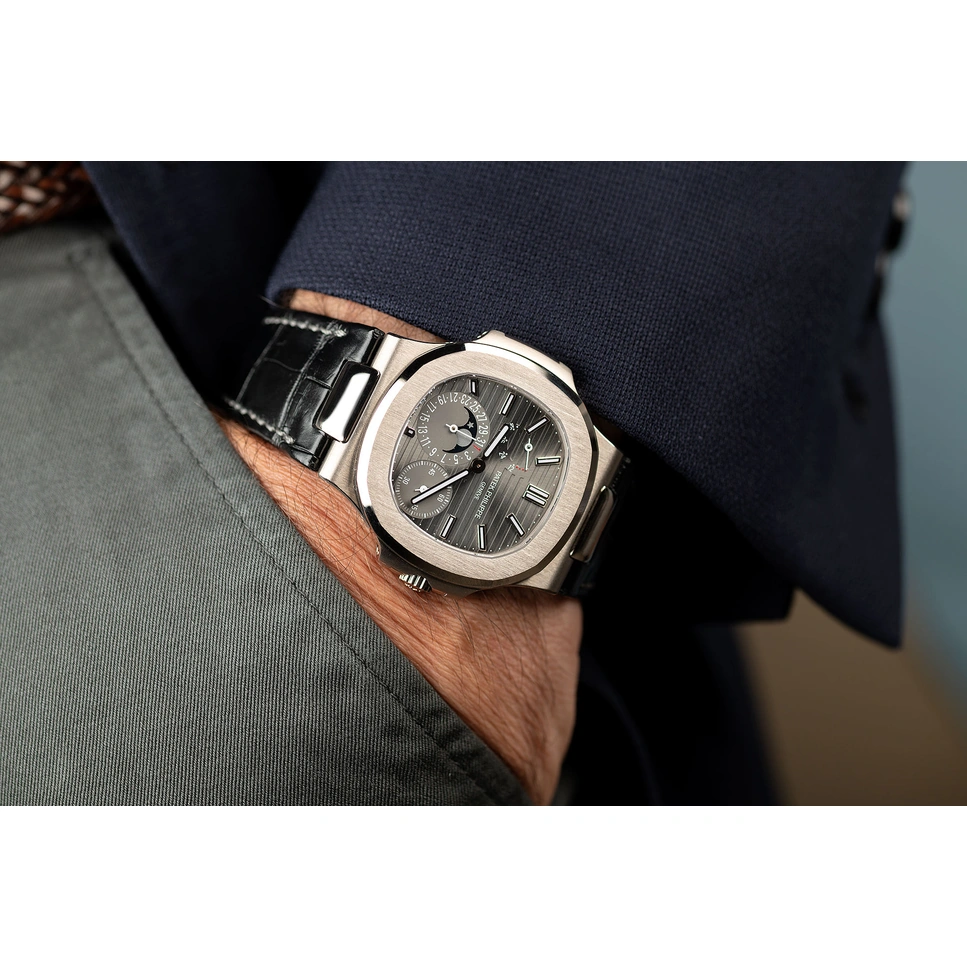 Patek Philippe Watch For Men - Nautilus Moon Phase (5712G-001)