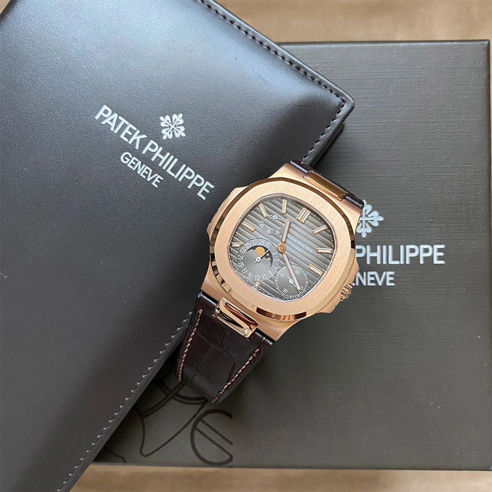 Patek Philippe Watch For Men - Nautilus Moon Phase (5712R-001)