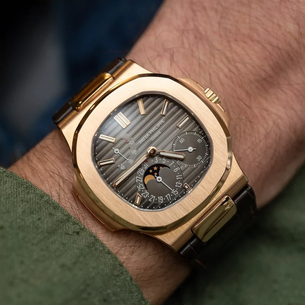 Patek Philippe Watch For Men - Nautilus Moon Phase (5712R-001)