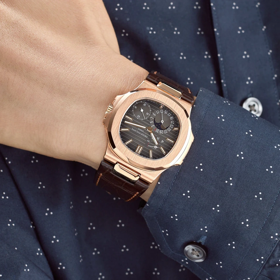 Patek Philippe Watch For Men - Nautilus Moon Phase (5712R-001)