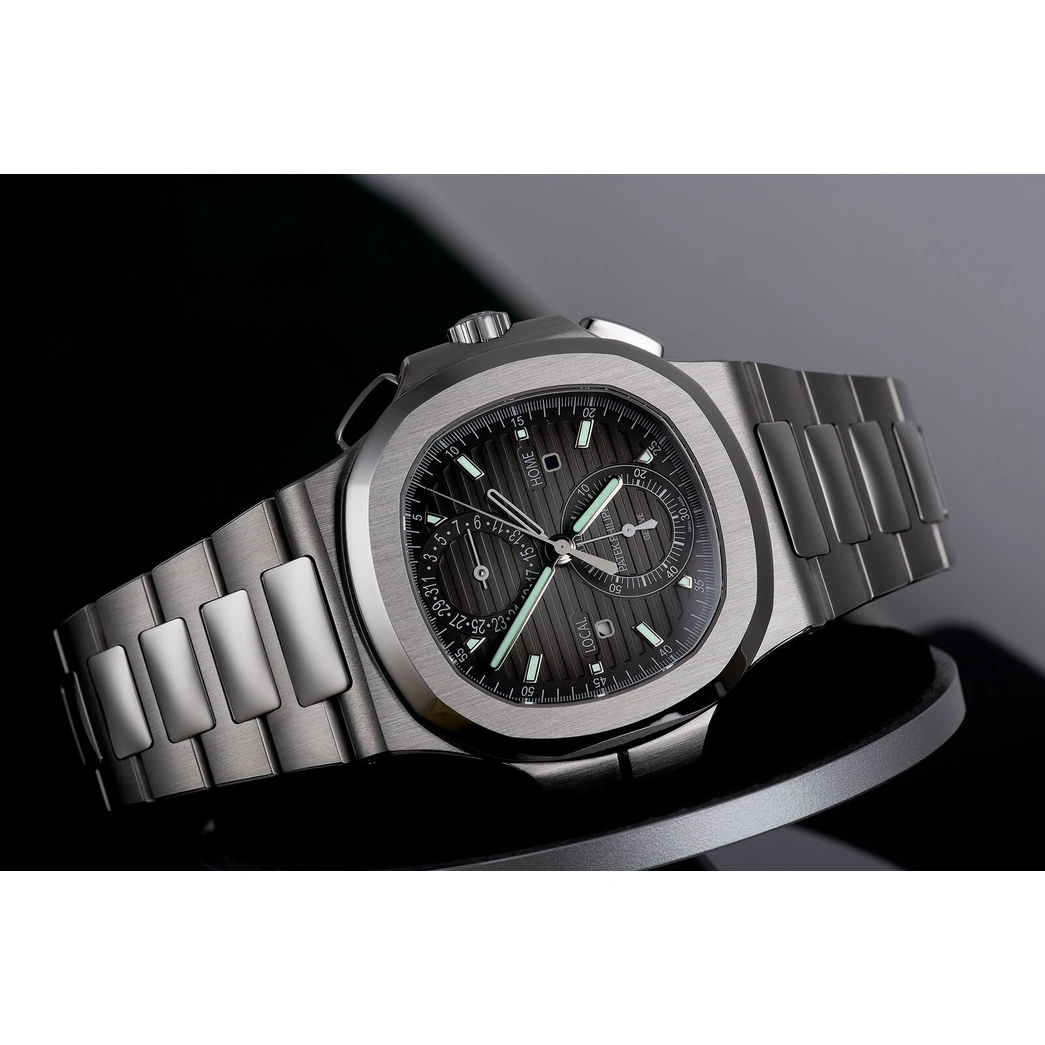 Patek Philippe Watch For Men - Nautilus Travel Time Flyback Chronograph (5990-1A-011)