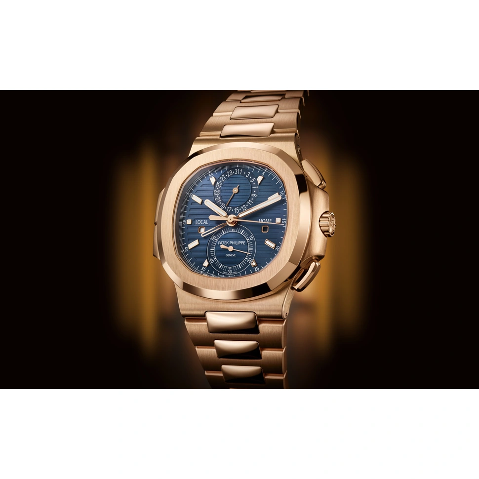 Patek Philippe Watch For Men - Nautilus Travel Time Flyback Chronograph (5990-1R-001)