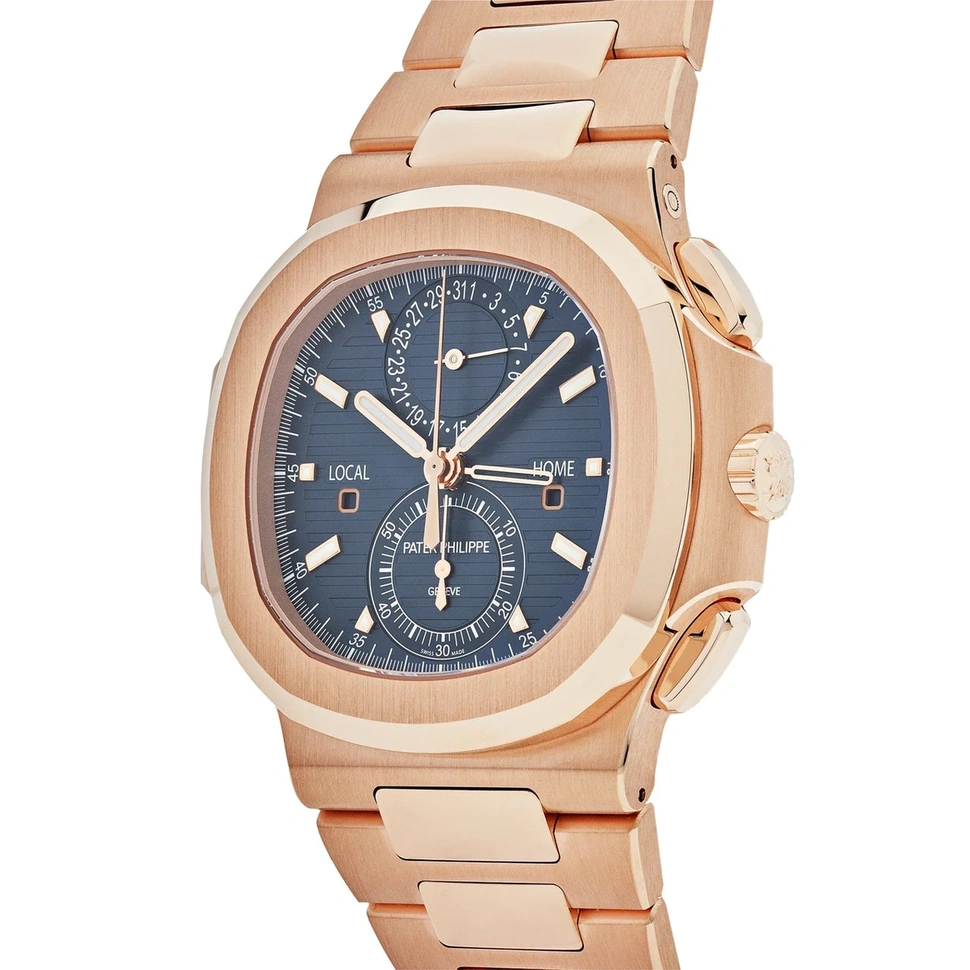 Patek Philippe Watch For Men - Nautilus Travel Time Flyback Chronograph (5990-1R-001)