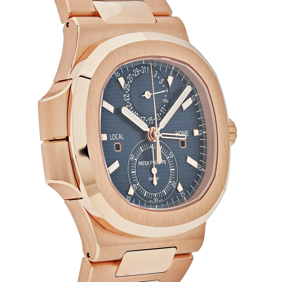 Patek Philippe Watch For Men - Nautilus Travel Time Flyback Chronograph (5990-1R-001)