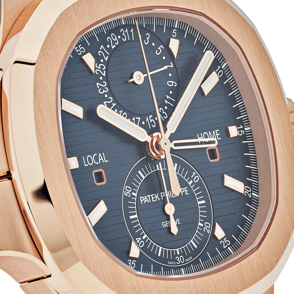 Patek Philippe Watch For Men - Nautilus Travel Time Flyback Chronograph (5990-1R-001)