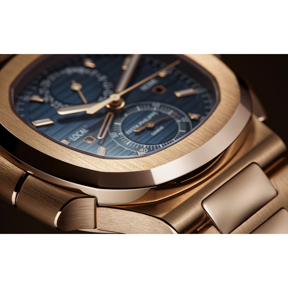 Patek Philippe Watch For Men - Nautilus Travel Time Flyback Chronograph (5990-1R-001)
