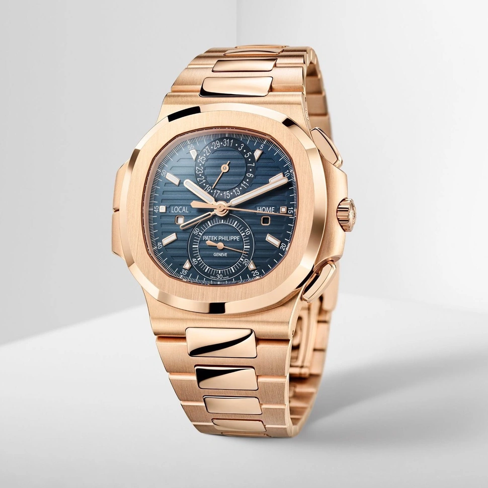 Patek Philippe Watch For Men - Nautilus Travel Time Flyback Chronograph (5990-1R-001)