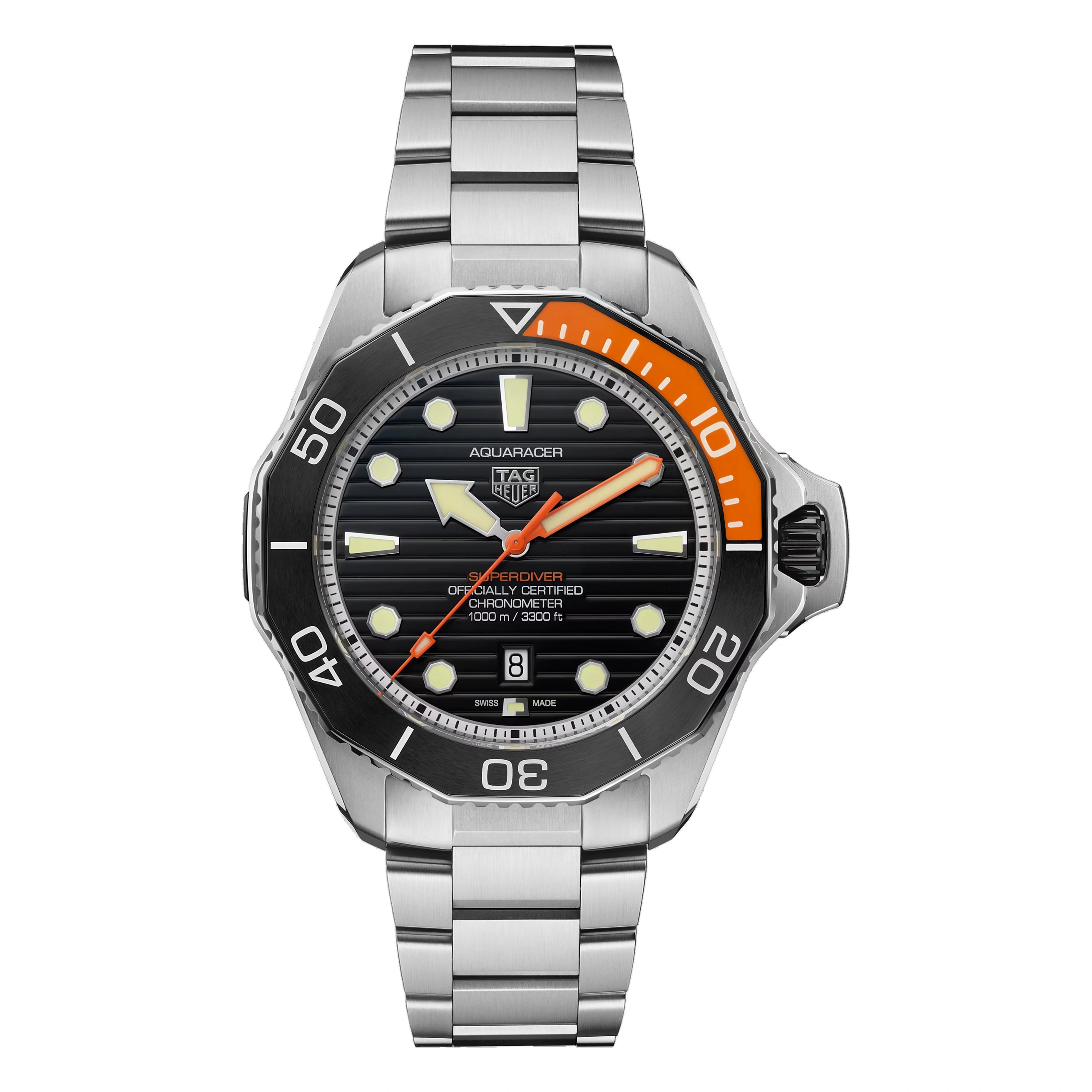 TAG Heuer Watch For Men - Aquaracer - Ref. WBP5A8A.BF0619