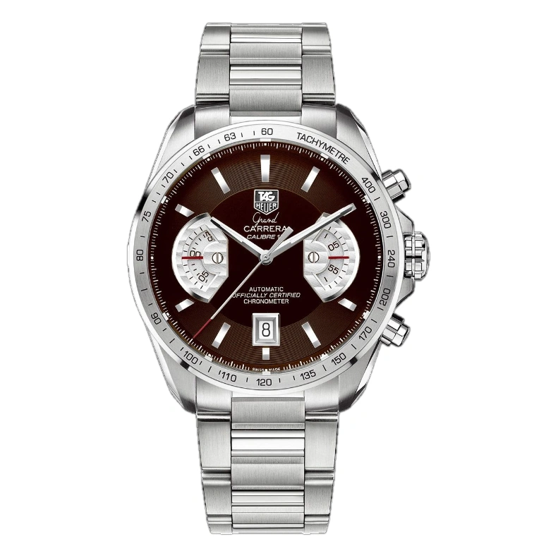 TAG Heuer Watch For Men - Grand Carrera Calibre 17 Chronograph - Ref. CAV511E.BA0902