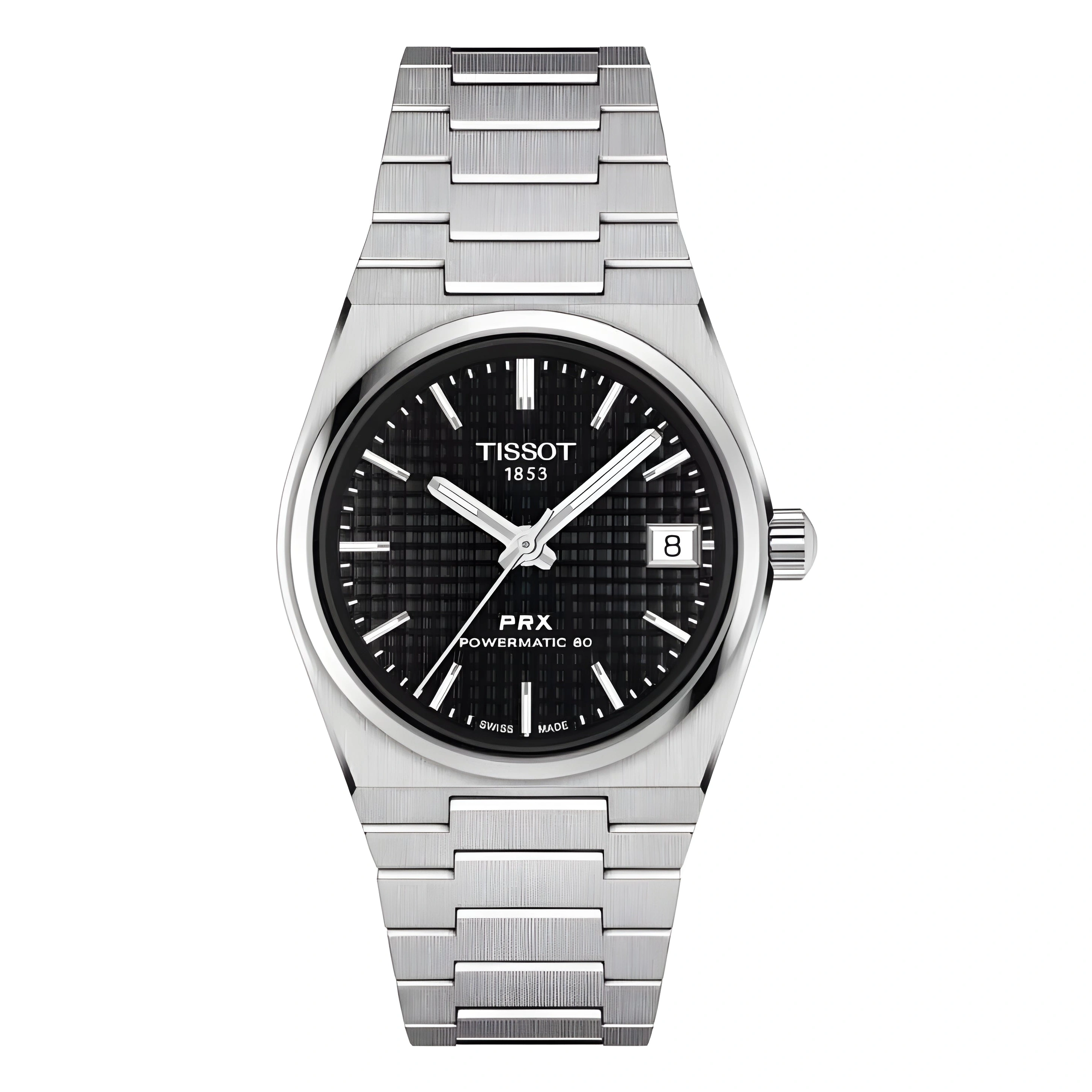 Tissot Watch For Men - PRX - Black Dial