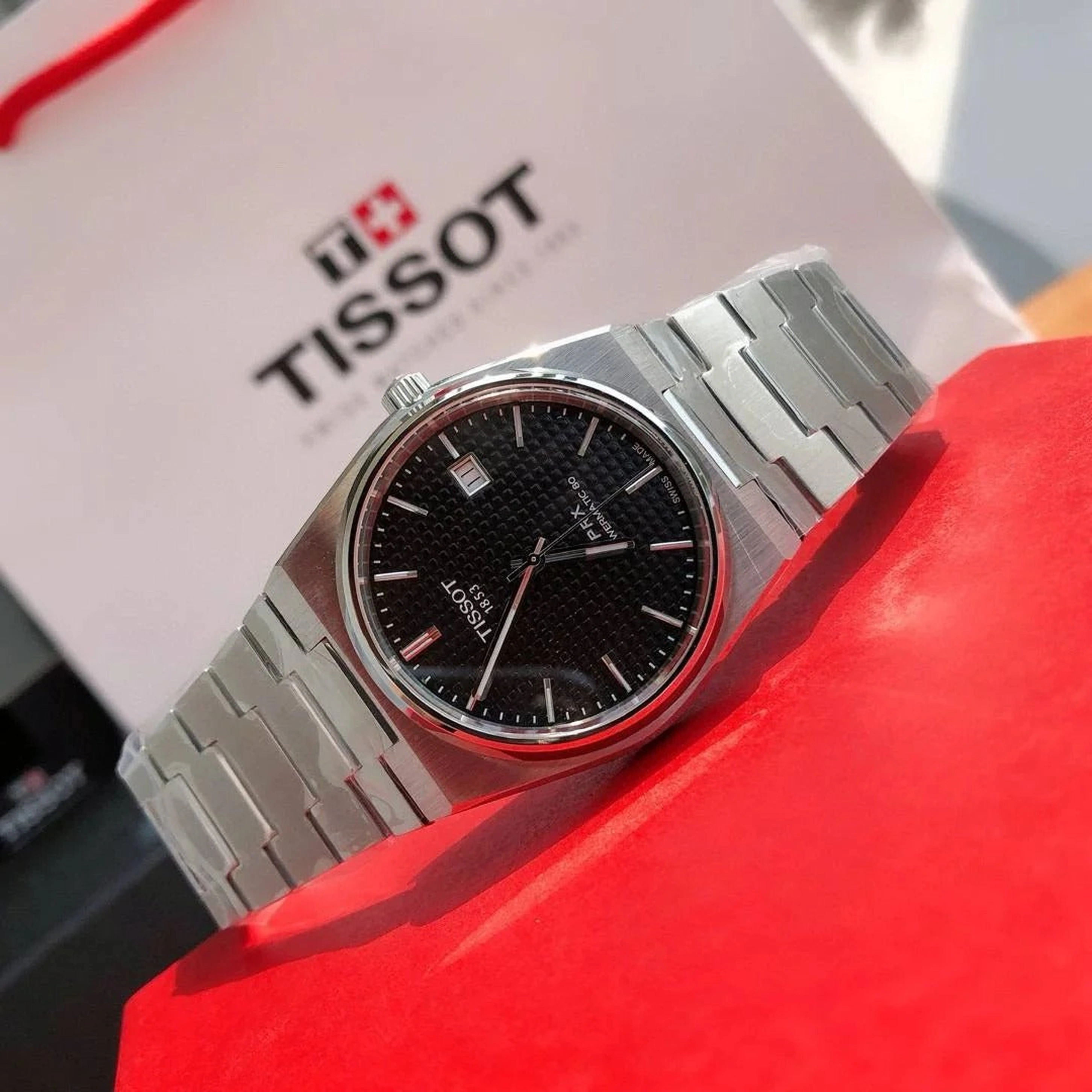 Tissot Watch For Men - PRX - Black Dial