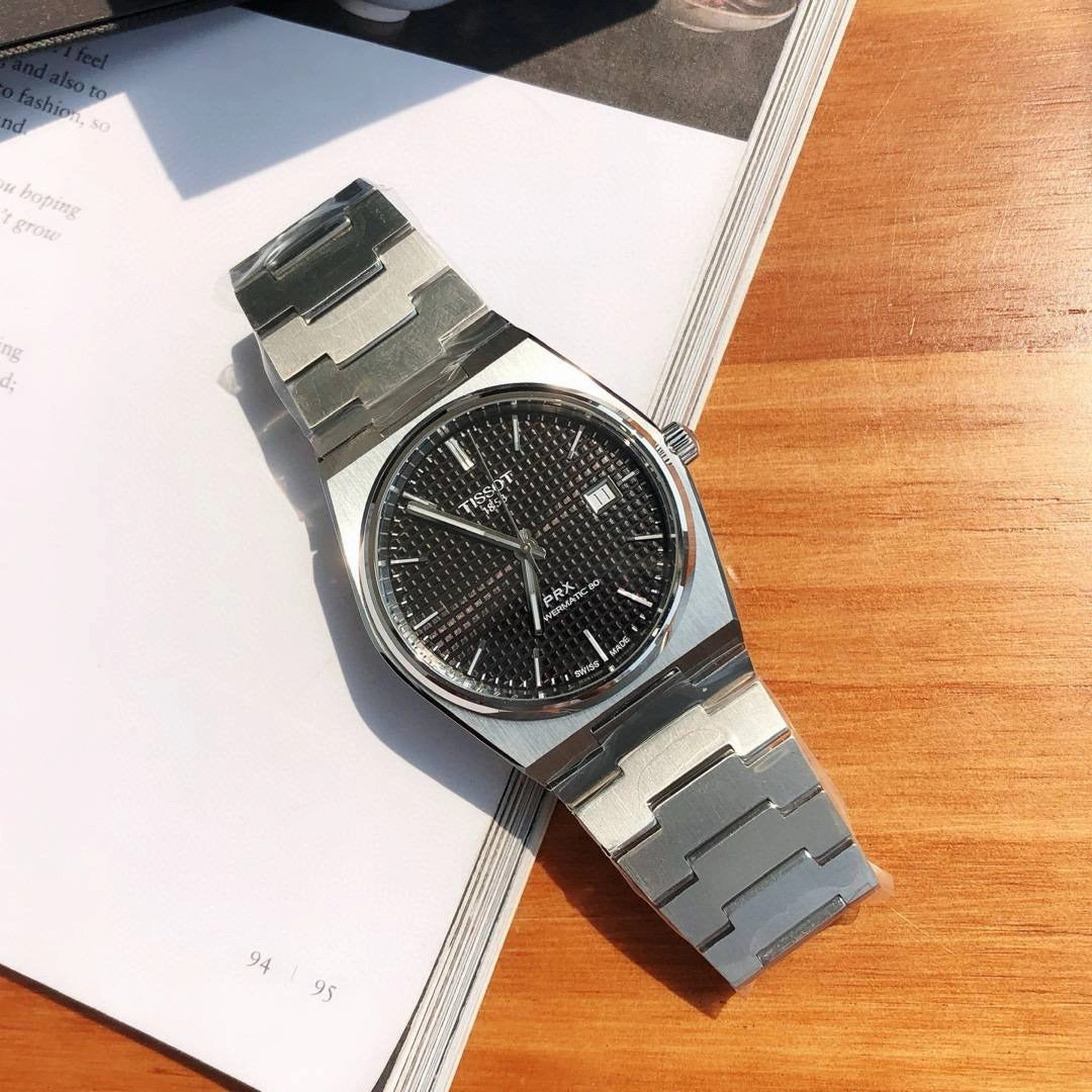 Tissot Watch For Men - PRX - Black Dial