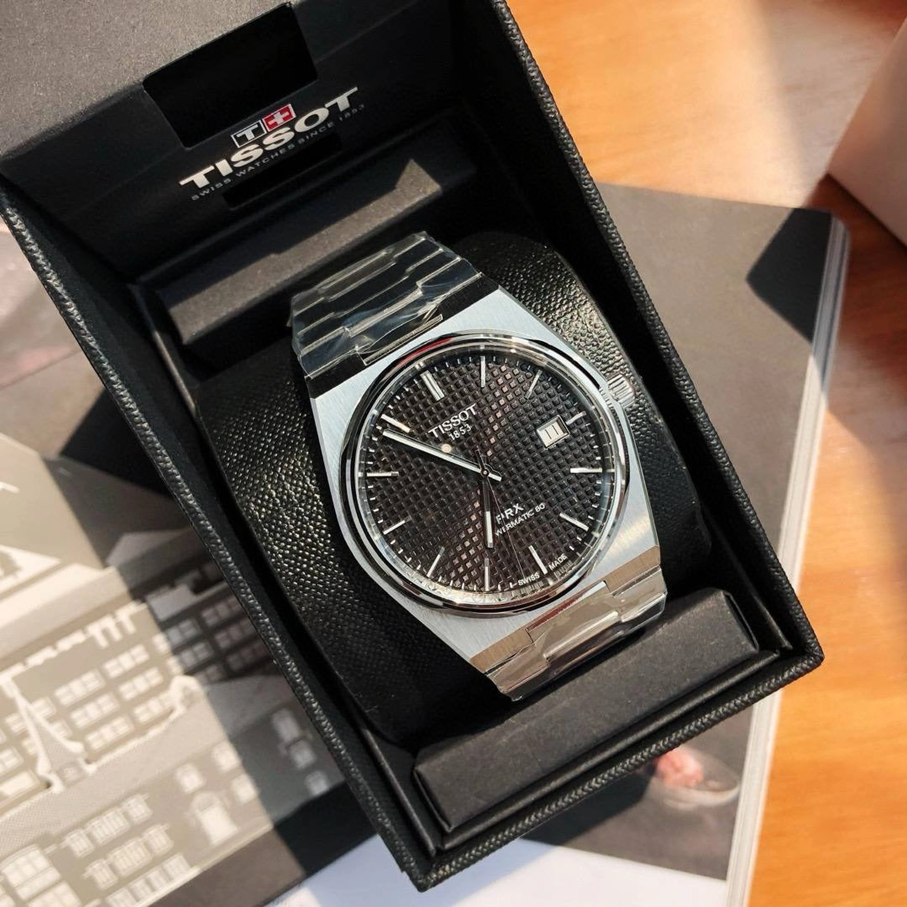 Tissot Watch For Men - PRX - Black Dial
