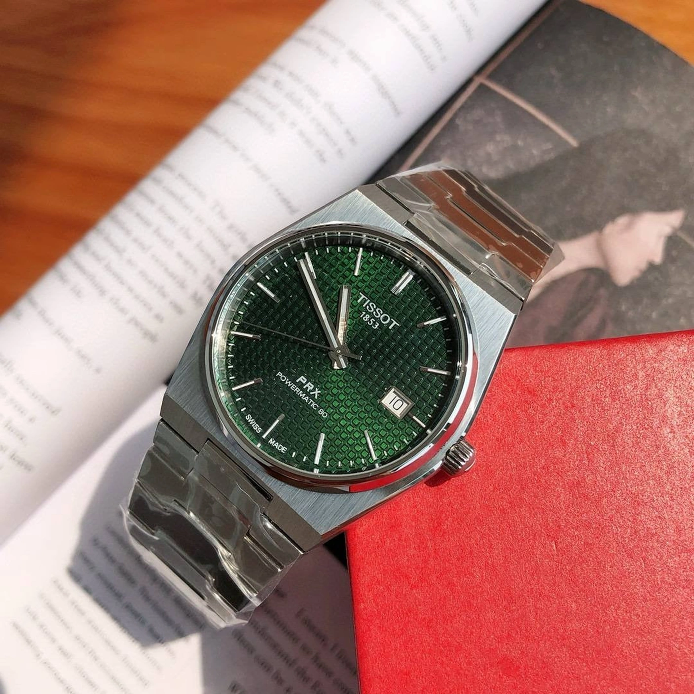 Tissot Watch For Men - PRX - Green Dial