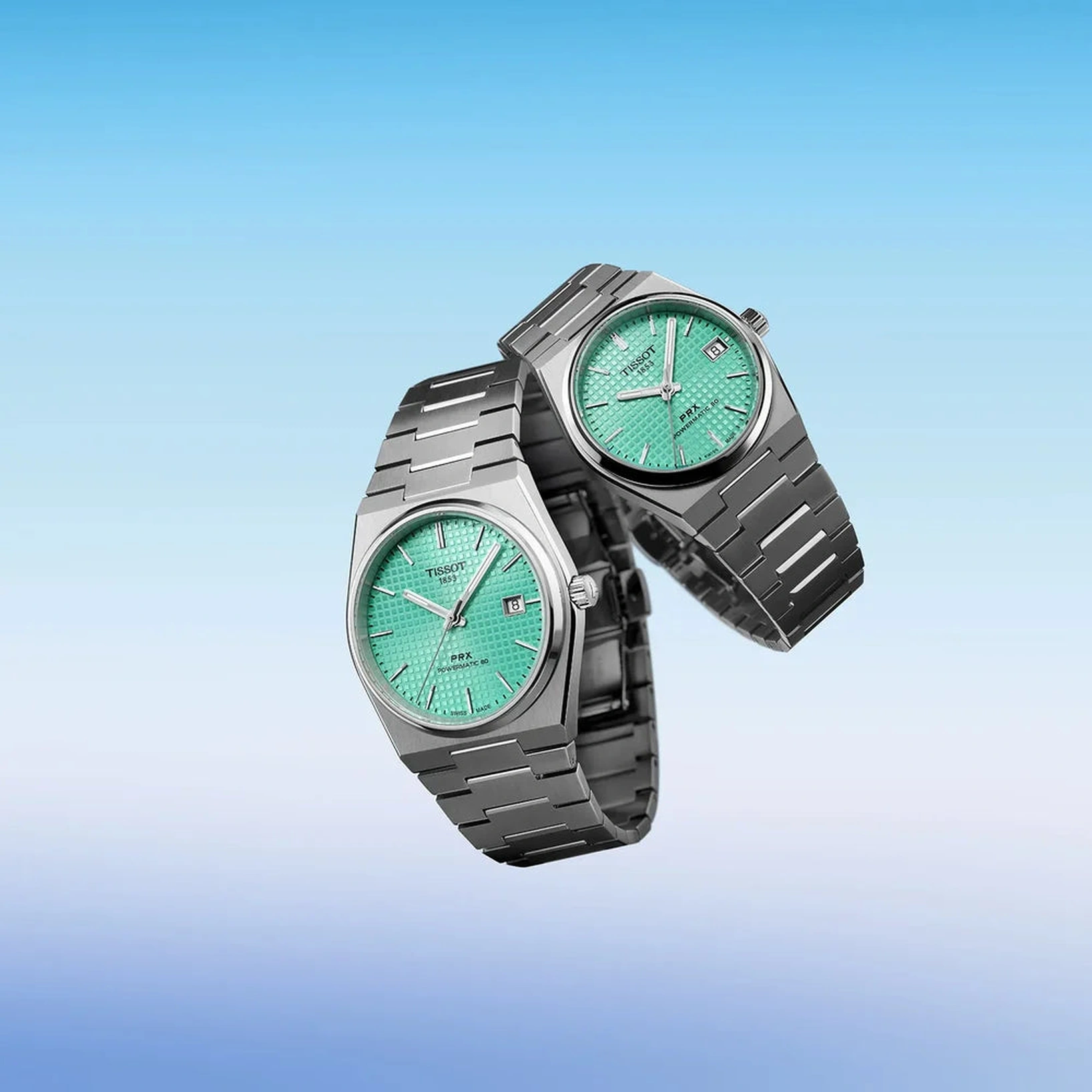 Tissot Watch For Men - PRX Powermatic 80 - Ref. T137.407.11.091.01