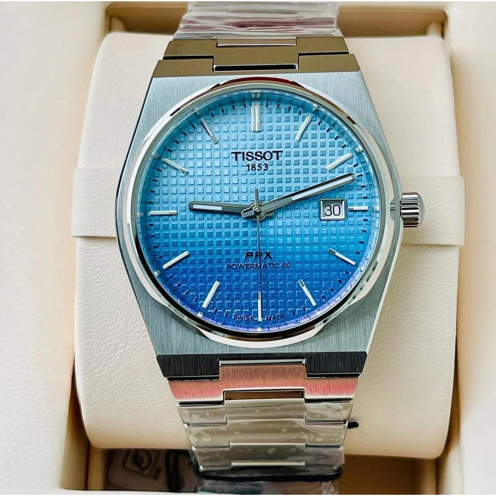 Tissot Watch For Men - PRX Powermatic 80 - Ref. T137.407.11.351.01