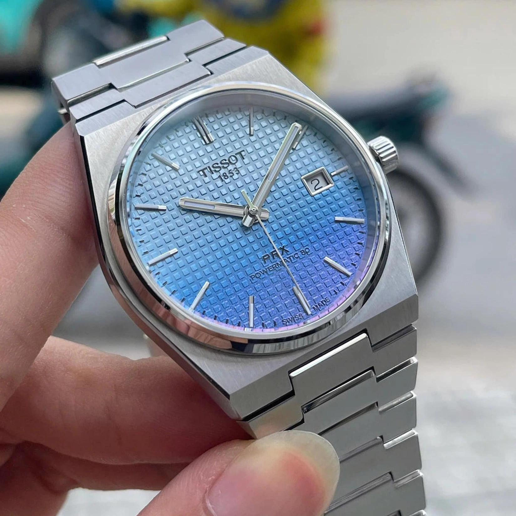 Tissot Watch For Men - PRX Powermatic 80 - Ref. T137.407.11.351.01