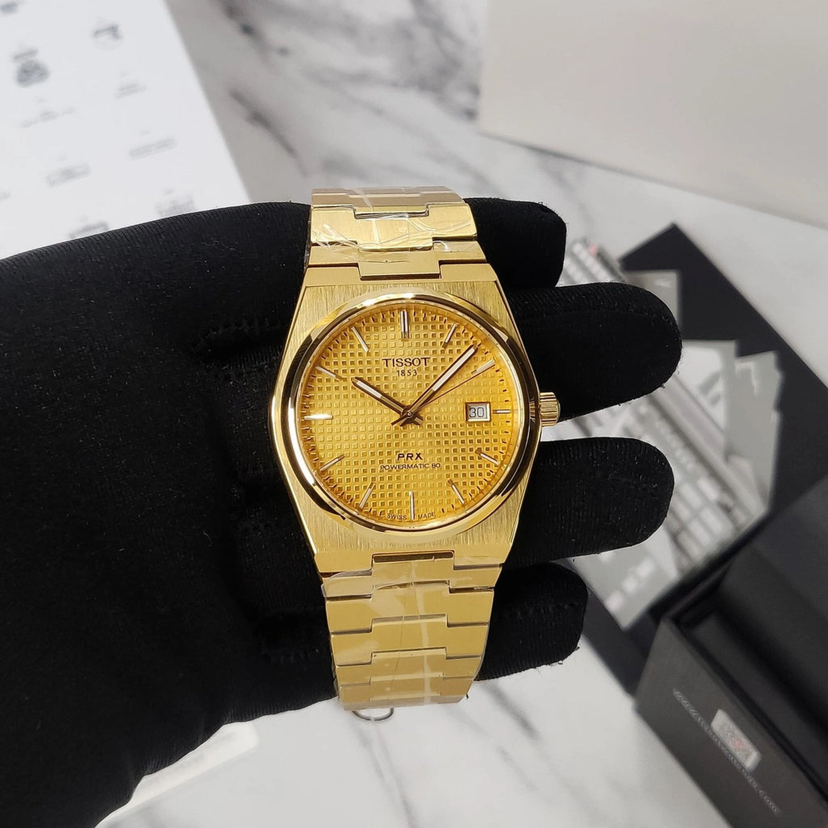 Tissot Watch For Men - PRX Powermatic 80 - Ref. T137.407.33.021.00