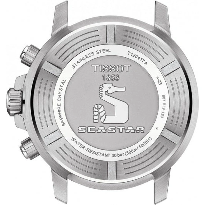 Tissot Watch For Men - Seastar 1000 Chronograph - Ref. T120.417.11.031.00