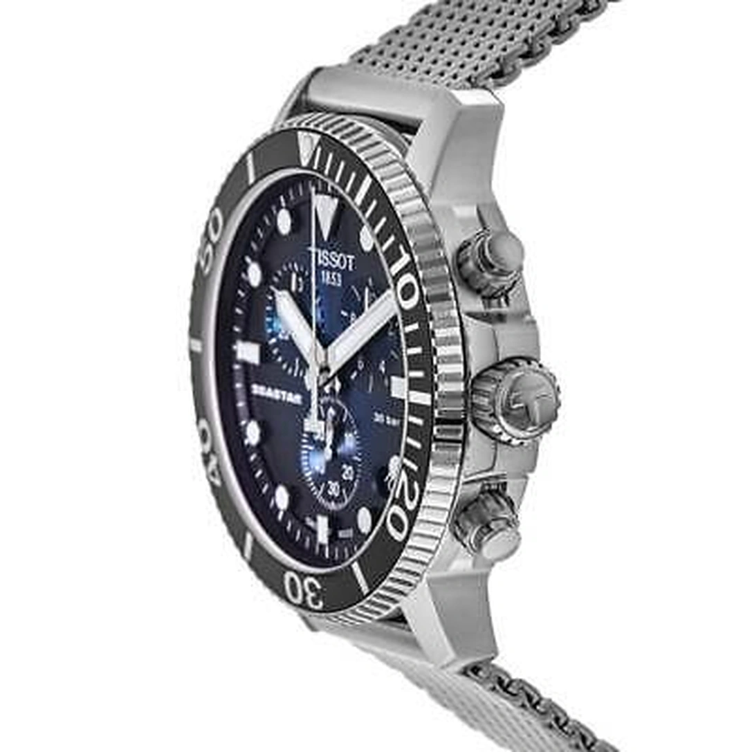 Tissot Watch For Men - Seastar 1000 Chronograph - Ref. T120.417.11.041.02