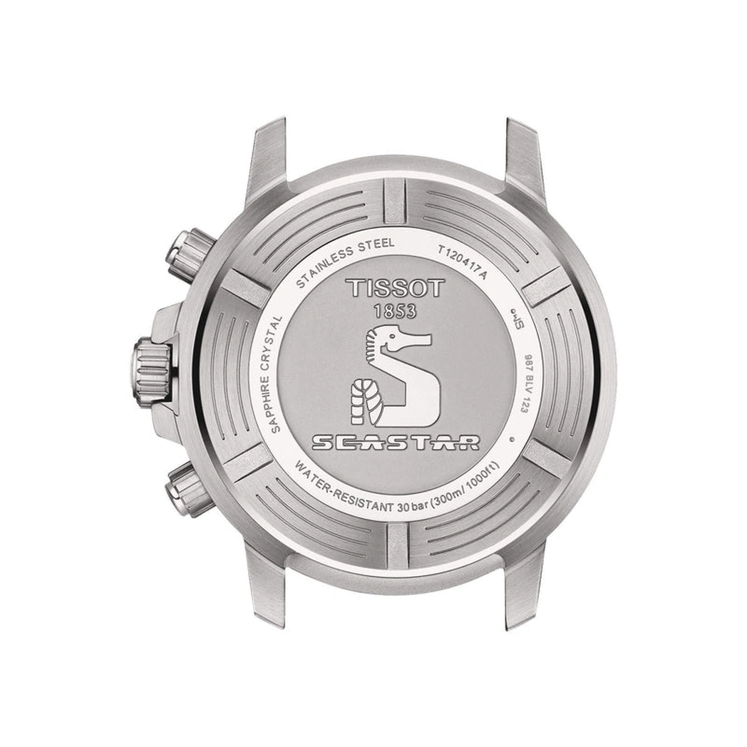 Tissot Watch For Men - Seastar 1000 Chronograph - Ref. T120.417.11.041.03