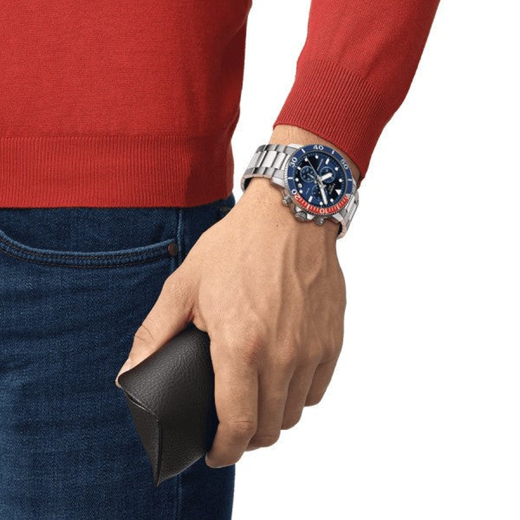 Tissot Watch For Men - Seastar 1000 Chronograph - Ref. T120.417.11.041.03