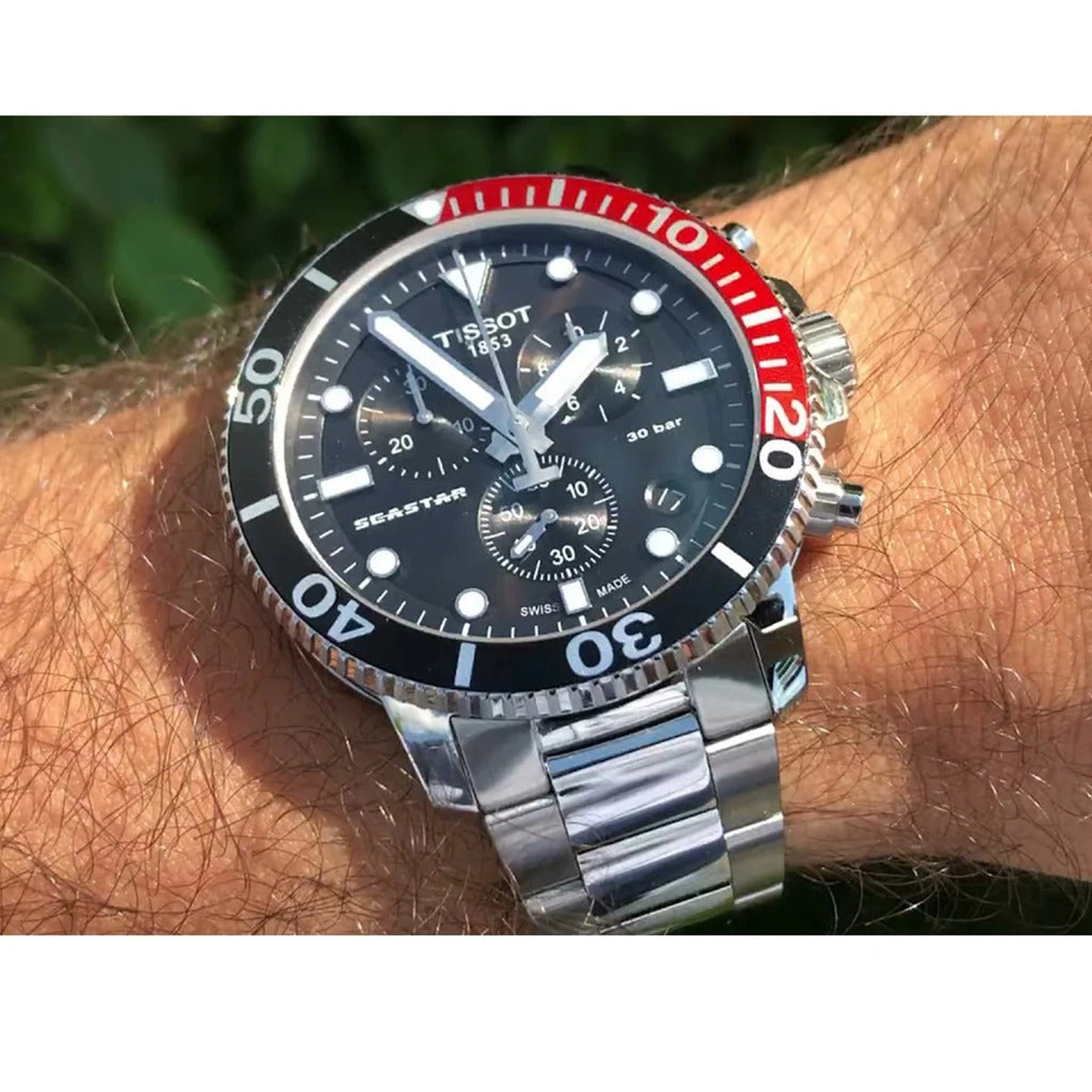 Tissot Watch For Men - Seastar 1000 Chronograph - Ref. T120.417.11.051.01