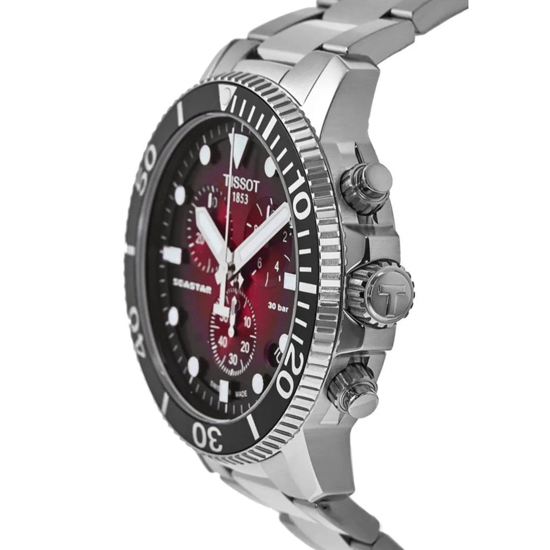 Tissot Watch For Men - Seastar 1000 Chronograph - Ref. T120.417.11.421.00