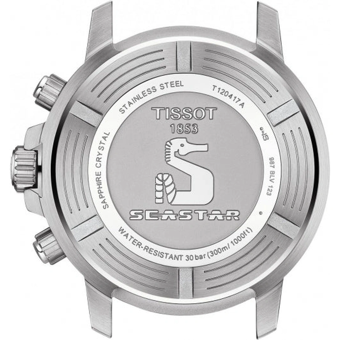 Tissot Watch For Men - Seastar 1000 Chronograph - Ref. T120.417.11.421.00