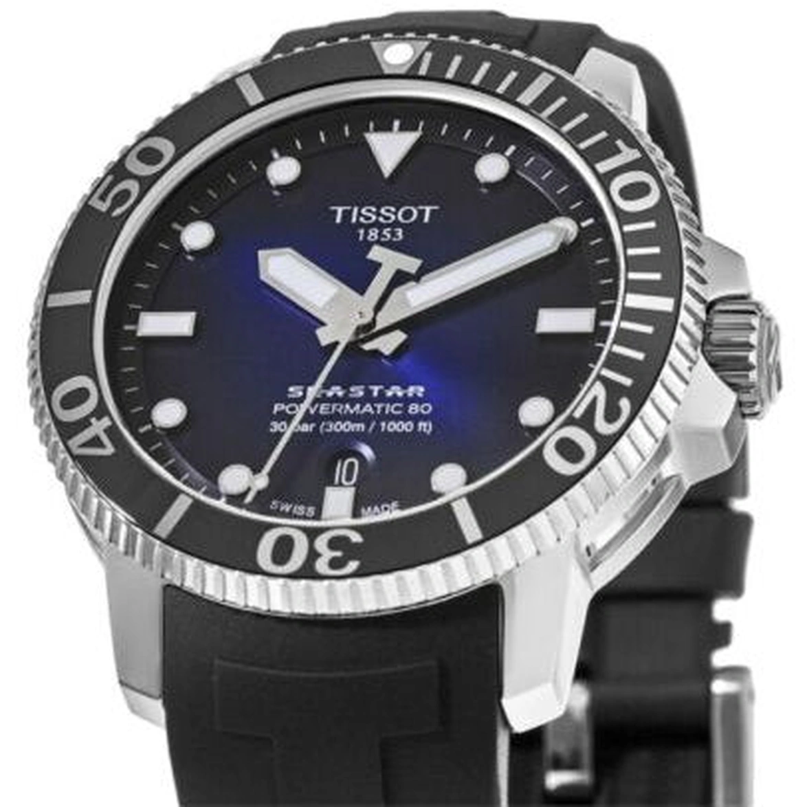 Tissot Watch For Men - Seastar 1000 Powermatic 80